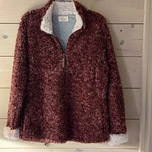 Weatherproof Vintage 1/4 zip sweatshirt Lg